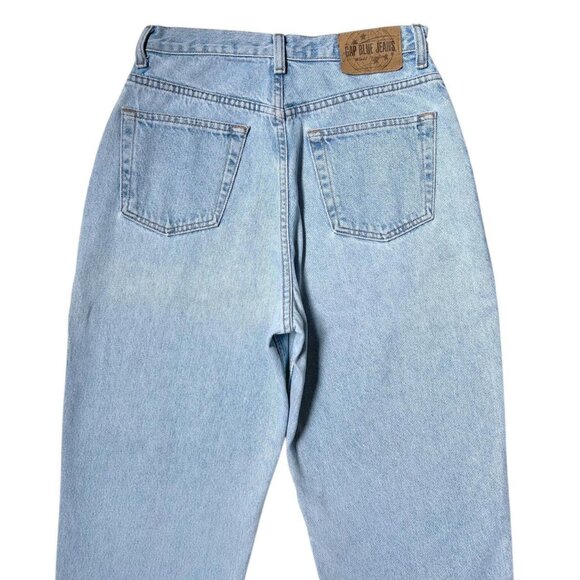 90s vintage highwaisted mom jeans The Gap relaxed distressed lightwash tapered. - Picture 3 of 6